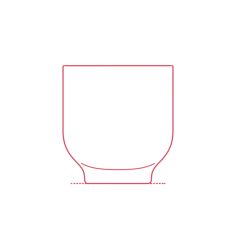 Objects Plant Pots Ikea Dromsk Plant Pot X Small Editable Svg Line Art, Free Vectors File